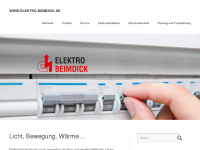 elektro-beimdick.de Webseite Vorschau