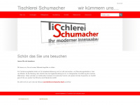 tischlerei-schumacher.com Webseite Vorschau