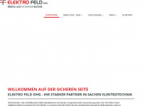 elektro-feld.de Webseite Vorschau