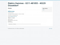 elektro-hammes.de Webseite Vorschau