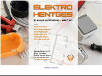 elektro-hentges.de Webseite Vorschau