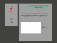 elektroinstallation-zimmermann.de Webseite Vorschau