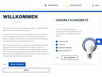 elektro-klein.com Webseite Vorschau