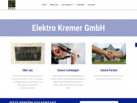 elektro-kremer-gmbh.de Webseite Vorschau