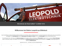 elektro-leopold.de Webseite Vorschau