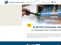 elektro-kortemeier.de Webseite Vorschau