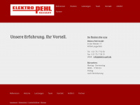 elektro-pehl.de Webseite Vorschau