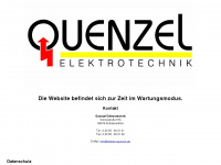 elektro-quenzel.de Webseite Vorschau