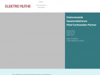 elektro-ruthe.de Webseite Vorschau