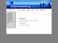 elisa-entwicklung.com Webseite Vorschau
