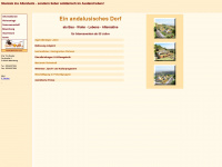 andalusisches-dorf.de Webseite Vorschau