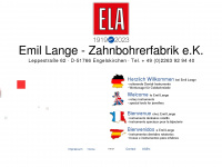 emil-lange.de Webseite Vorschau