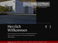 jedig-heyns.de Webseite Vorschau