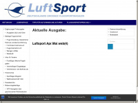 luftsportmagazin.de Webseite Vorschau