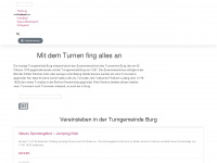 turngemeinde-burg.de Webseite Vorschau