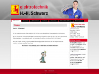 e-technik-schwarz.de Webseite Vorschau