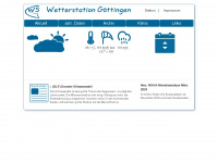 wetterstation-goettingen.de Webseite Vorschau