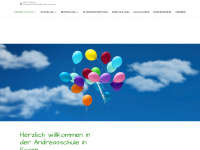 andreasschule-essen.de Webseite Vorschau