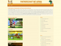 partnerschaft-mit-afrika.de Webseite Vorschau