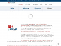 ibh-consult.de Webseite Vorschau