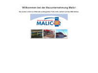 malic.de Webseite Vorschau