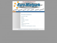 euro-mietpark.de Webseite Vorschau