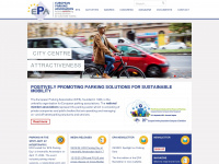 europeanparking.eu Webseite Vorschau