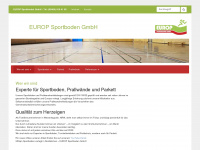 europ-sportboden.de Webseite Vorschau