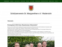 margarethen-schuetzen-wadersloh.de Webseite Vorschau