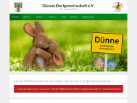 duenne-info.de Webseite Vorschau