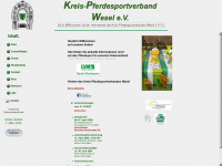 kreisreiterverband-wesel.de Webseite Vorschau