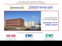 extraplast.de Webseite Vorschau