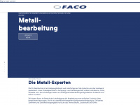 faco-metalltechnik.de Webseite Vorschau