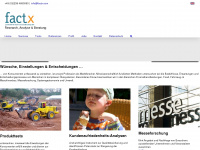 factx.de Webseite Vorschau