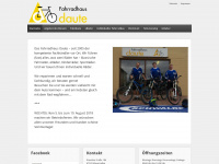 fahrradhaus-daute.de Webseite Vorschau