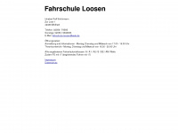 fahrschule-loosen.de Webseite Vorschau