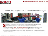 fahrzeugbau-robertz.de Webseite Vorschau