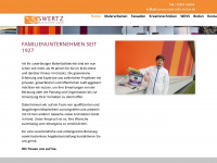 farben-swertz.de Webseite Vorschau