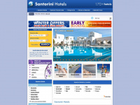 santorini-hotels.info Webseite Vorschau