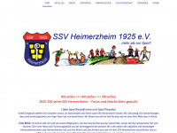 ssvheimerzheim.de Webseite Vorschau