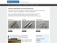 federtechnik.com Webseite Vorschau