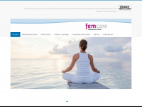 femcare.de Webseite Vorschau