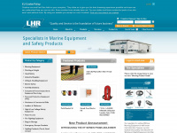 lhrmarine.com Webseite Vorschau