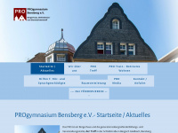 progymnasium.de Webseite Vorschau