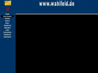 wahlfeld.de Webseite Vorschau