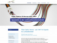 fiber-optics.de Webseite Vorschau