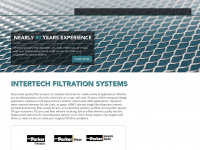 intertech-filtration.com Webseite Vorschau