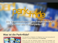 park-ride.de Webseite Vorschau