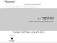first-energy.net Webseite Vorschau