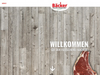 fleischerei-baecker.de Webseite Vorschau